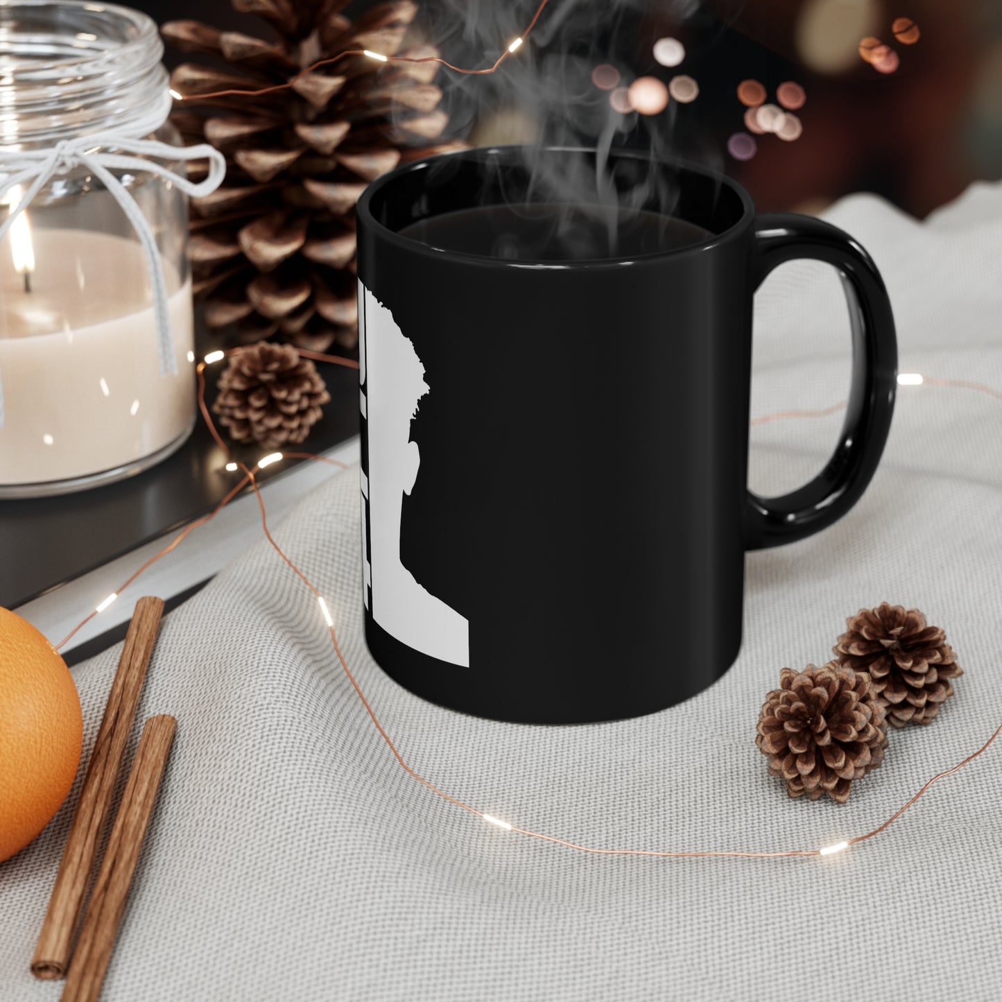 11oz Black Mug