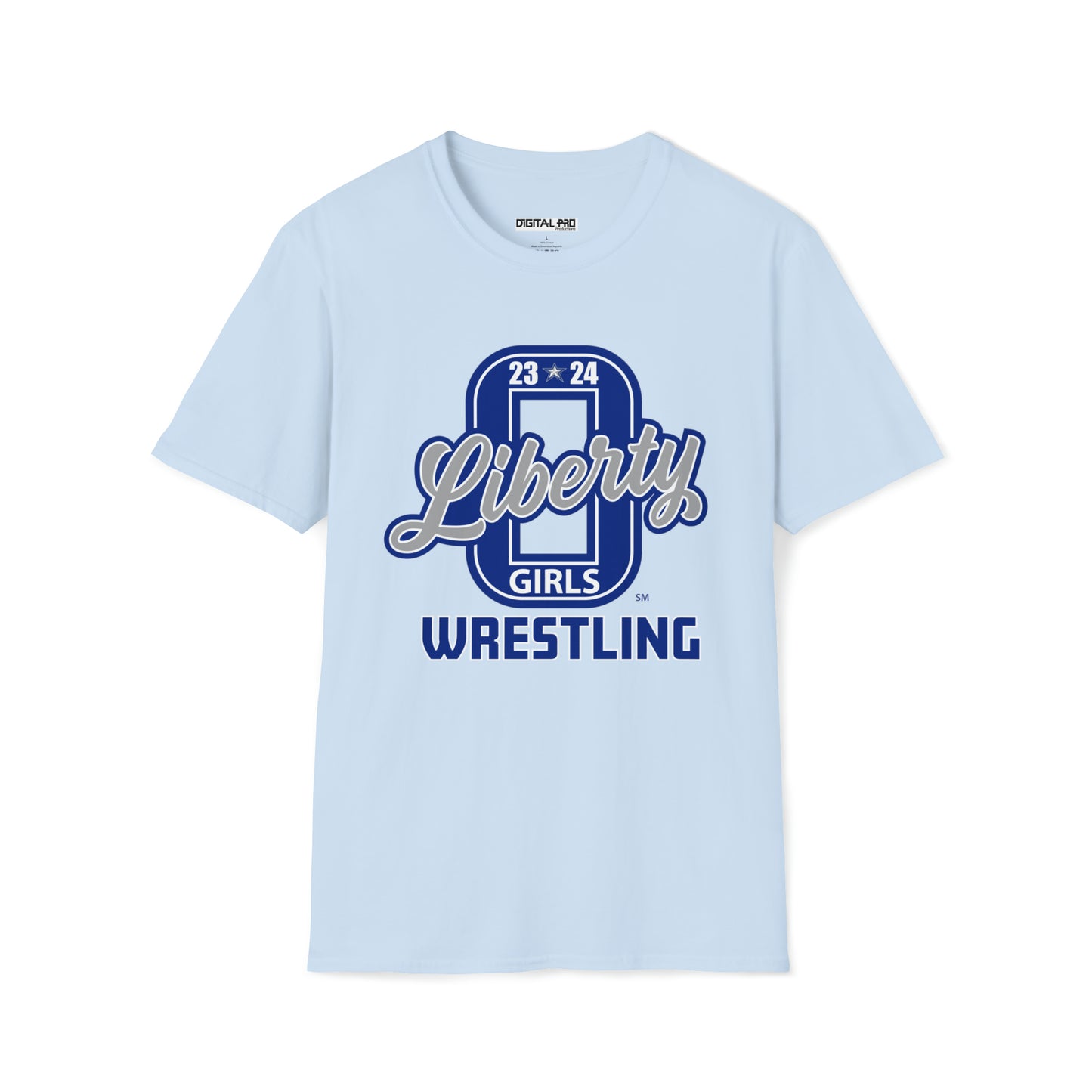 LIBERTY GIRLS WRESTLING Unisex Softstyle T-Shirt